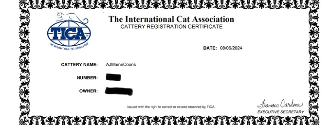 certificates